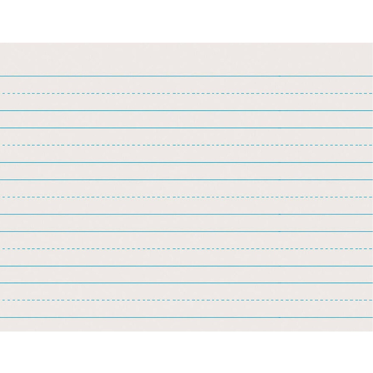 Newsprint Handwriting Paper, Skip-A-Line, Grade 1, 1" x 1/2" x 1/2" Ruled Long, 11" x 8-1/2", 500 Sheets